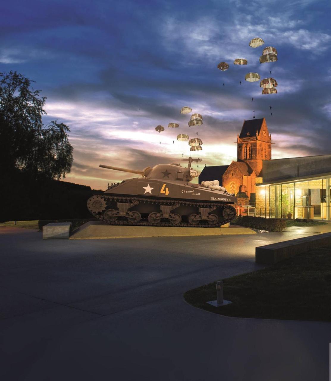 Camping Sainte Mère Eglise Esterno foto